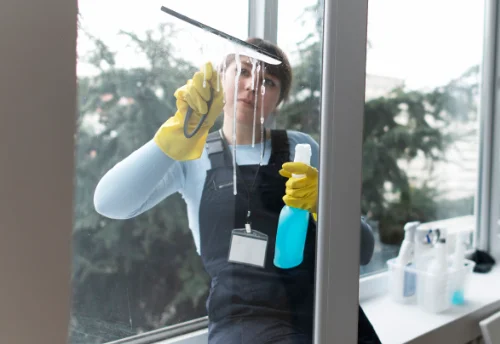 Nettoyage de vitres intérieures et extérieures à Dracy-le-Fort